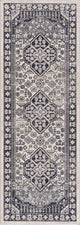 Hauteloom Cabacungan Cream & Gray Washable Area Rug, 2'7"x7'3" Runner