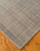 Adonis Hand-Loomed Durable Viscose Contemporary Area Rug Carpet, Grey, 5' X 8'