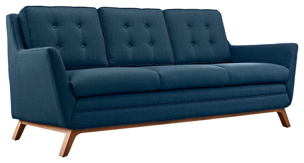 Modern Azure Beguile 3 Piece Upholstered Fabric Living Room Set