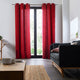 Aubin Eyelet Curtain, Red, 79"x110"
