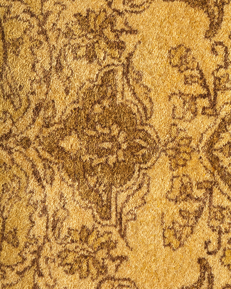 Reese, One-of-a-Kind Hand-Knotted Area Rug Yellow, 8'1"x10'1"