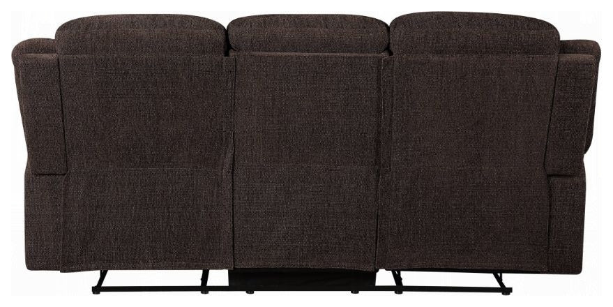Madden Sofa, Motion, Brown Chenille