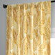 Kupala Printed Cotton Curtain Single Panel, Kupala Eternal Gold, 50wx108l