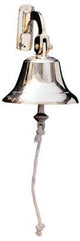 6" Polished Brass Bell With Bracket