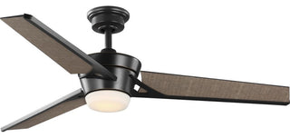 56" 3-Blade LED DC Motor Modern Ceiling Fan, Oil Rubbed Bronze