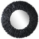 Uttermost 09811 Teak Branch Black Round Mirror