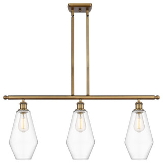 Innovations Cindyrella 3-Light Island Light 516-3I-BB-G652-7, Brushed Brass