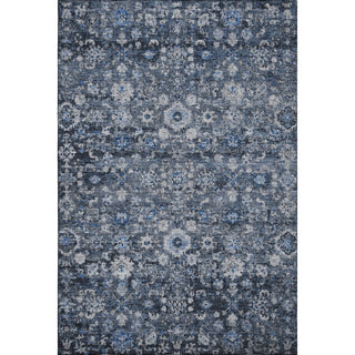 Premium Machine Washable Mayfield AMF651 Blue 2'6" x 3'10" Rug