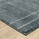 Alistair Abstract Geometric Blue/ Gray Indoor Area Rug, Blue, 7'10"x10'10"
