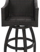 Deco 5 Piece Aluminum Outdoor Patio Bar Stool Set, Tikka Orange