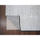 Ivory Wool and Silk Hand Loomed Modern Oversized Oriental Rug 12'2"x14'11"