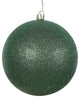 Vickerman N591224Dg 4.75" Emerald Glitter Ball Ornament, 4 Per Bag