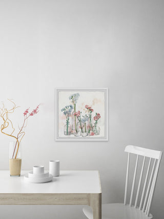 "Clearly Blossoms" Framed Painting Print, 12"x12"