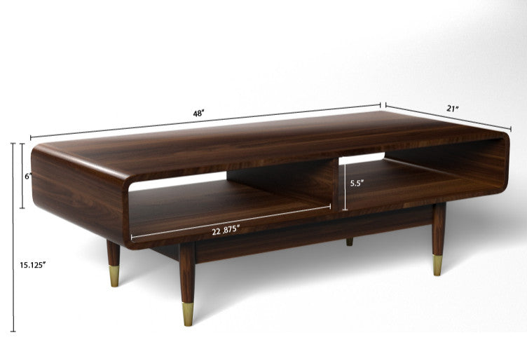 Posh Pollen Deigo Mid-Century Coffee Table