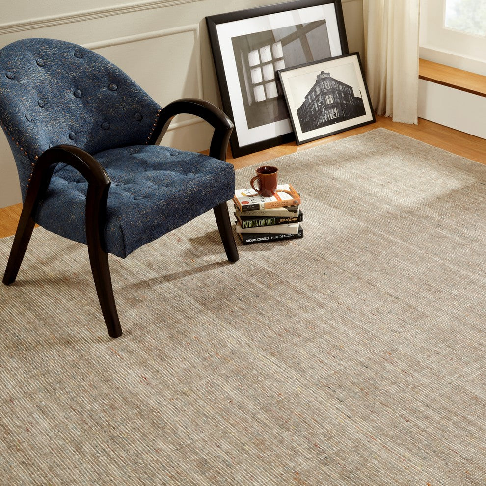 Terra Handmade Neutral Tones Area Rug, Brown, 9'6" X 13'