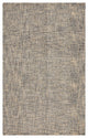 5" x 8" Charcoal Interwoven Maze Area Rug