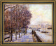 Armand Guillaumin Place Valhubert Framed Premium Canvas Print, 20"x25"