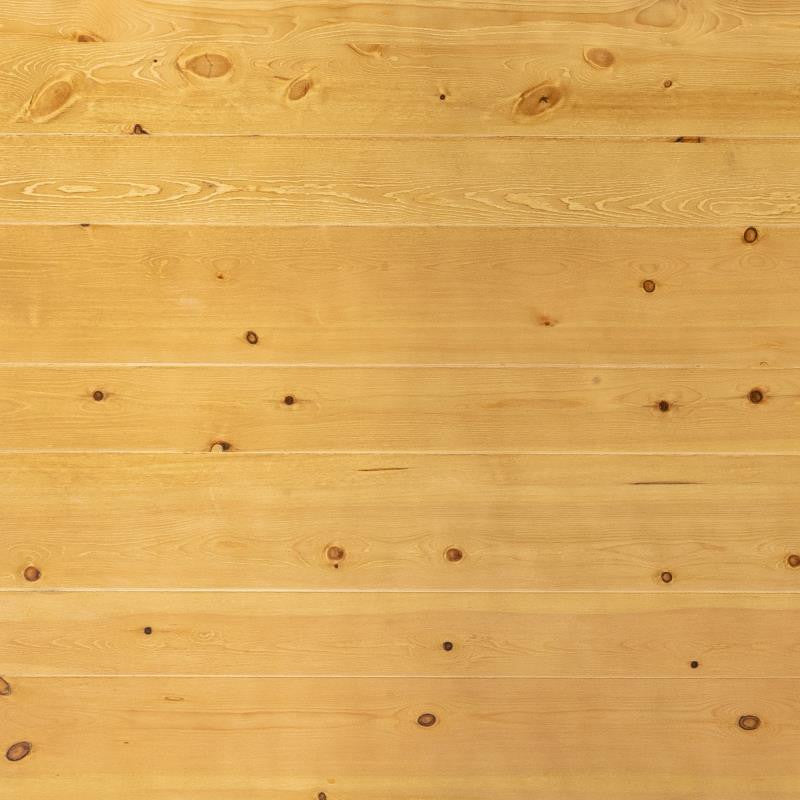 HERCULES Series 8' x 12'' Solid Pine Folding Farm Bench With 3 Legs, Light Natural