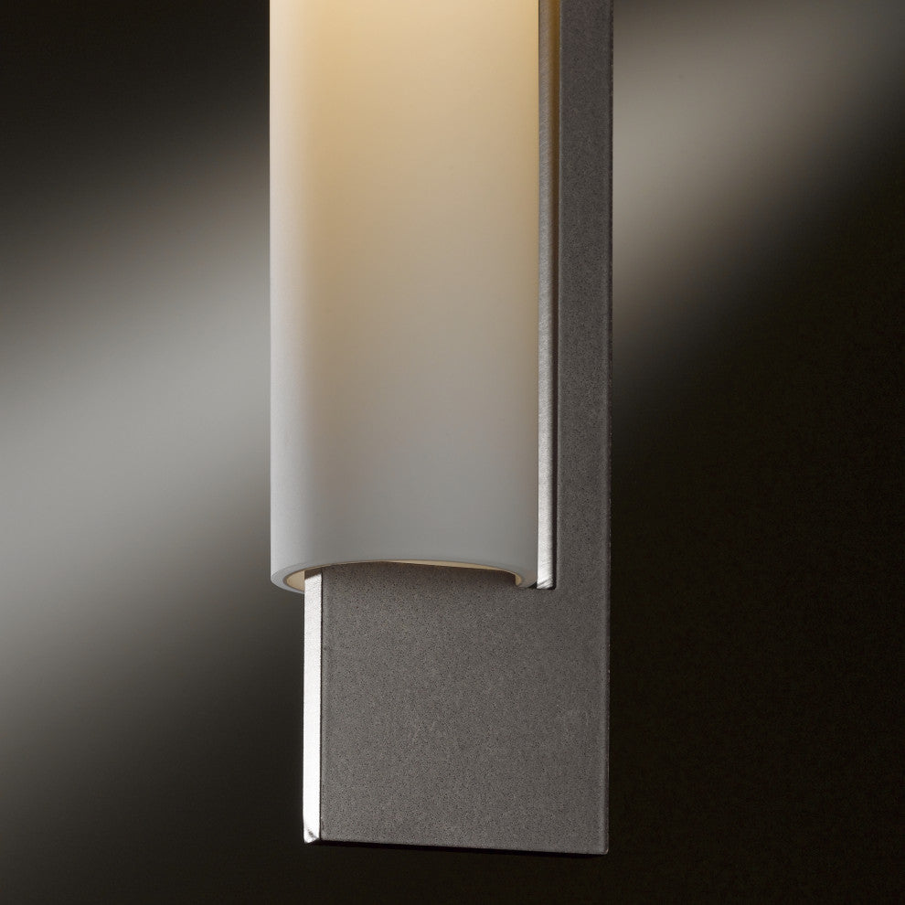 Axis Mini Pendant, Dark Smoke Finish, Opal Glass