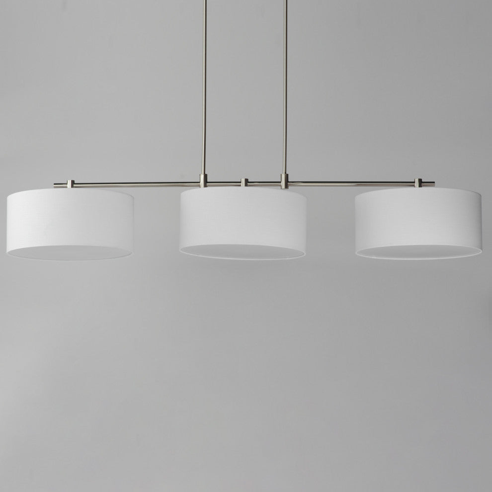 Maxim 10017WL Bongo 3 Light 60"W Linear Pendant - Satin Nickel