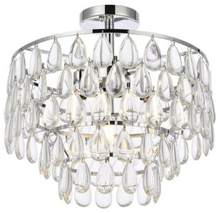 Murphy 16" Flush Mount, Chrome