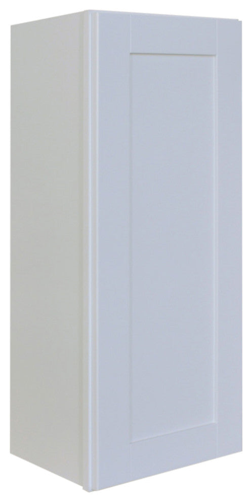Shaker Hill Series Single Door Kitchen Wall Cabinet With Soft Close, 15"x36"