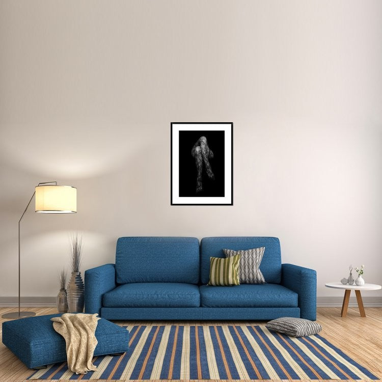 "Stockings" Framed Digital Print by Nandor Laszlo, 28"x38"