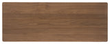 GDF Studio 3-Piece Ethel Natural Walnut Finish Rectangular Bar Set, Dark Gray