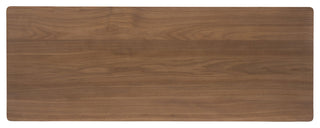 GDF Studio 3-Piece Ethel Natural Walnut Finish Rectangular Bar Set, Dark Gray