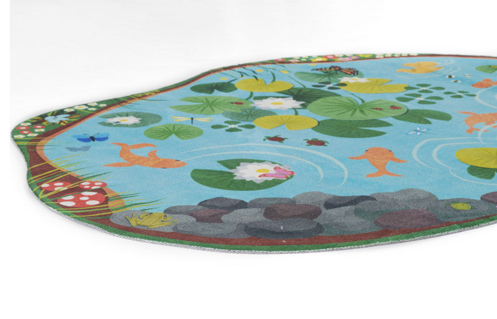 Momeni Playground PLY-1 Blue, 6'x8'2"