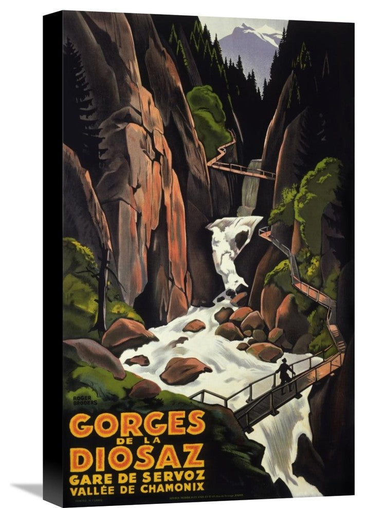 Gorges De La Diosaz, 14"X22"