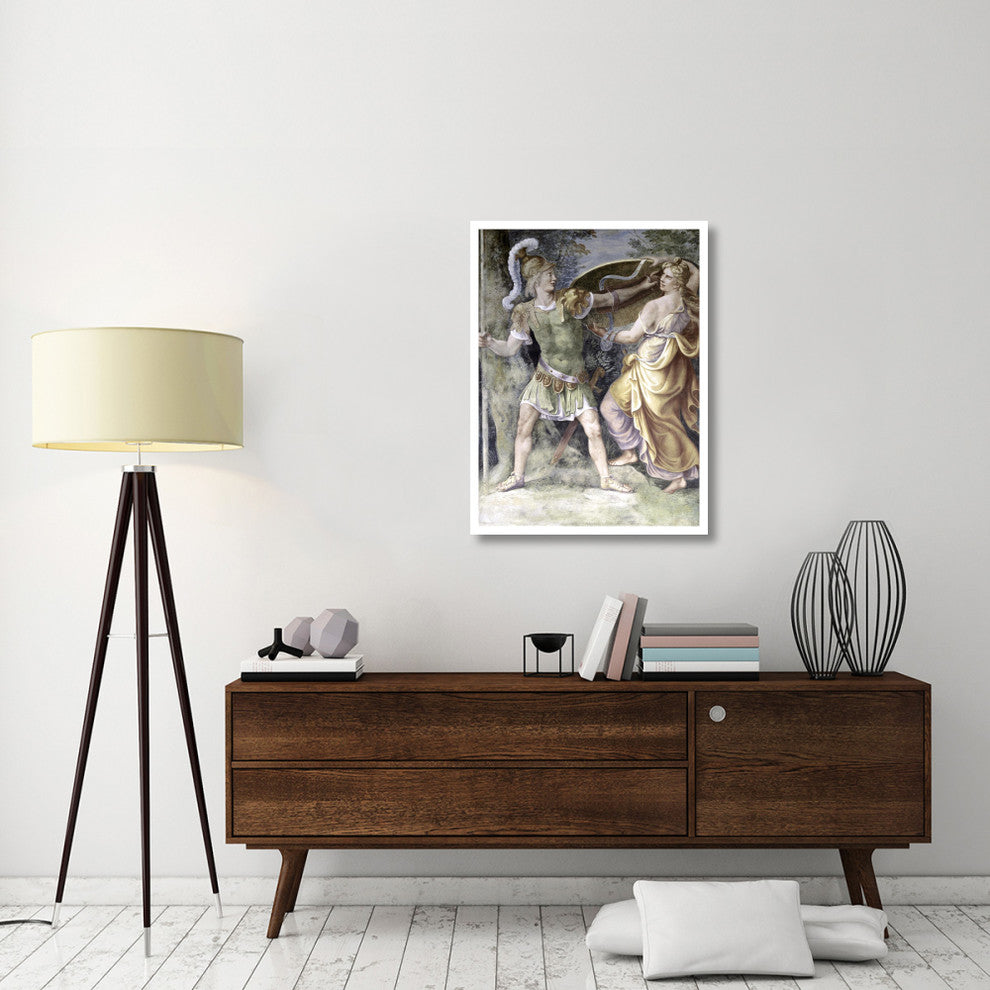 "Thetis Arming Achilles" Digital Paper Print by Giulio Romano, 29"x38"