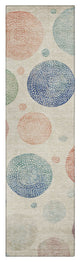 Machine Washable Indoor/Outdoor Chantille ACN1897 Ivory 2'3" x 7'6" Runner Rug