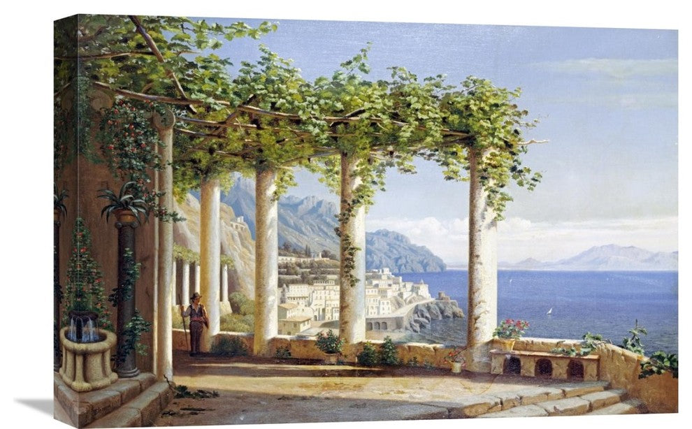 "Amalfi Del Convento Dei Capuccini" Artwork, 22" x 14"