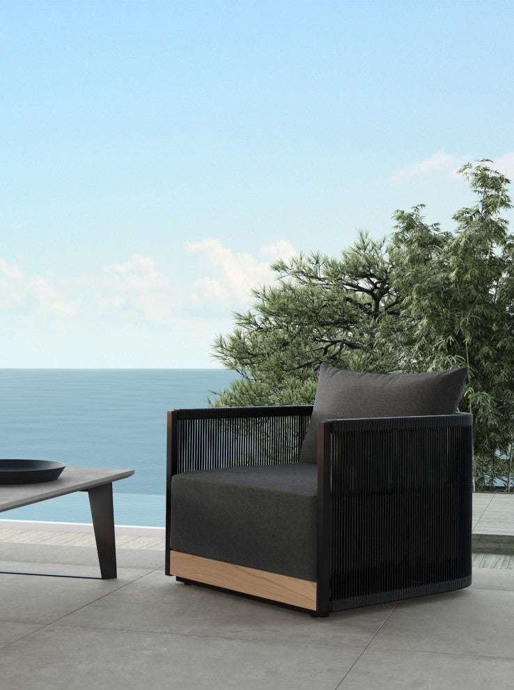 Haukland Lounge Chair Peppercorn Fabric