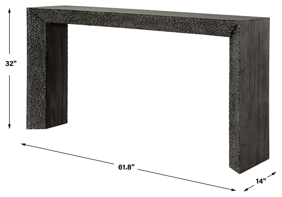 Uttermost Thoreau Ebony Console Table