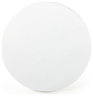 Basil Outdoor End Table-Matte White