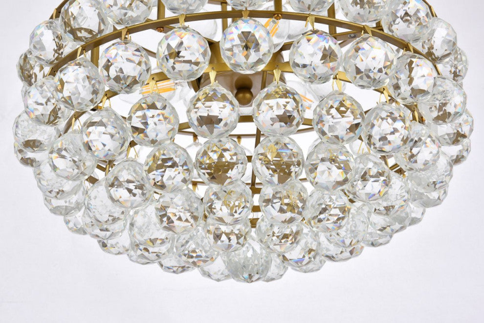 Seren 16" Pendant, Brass