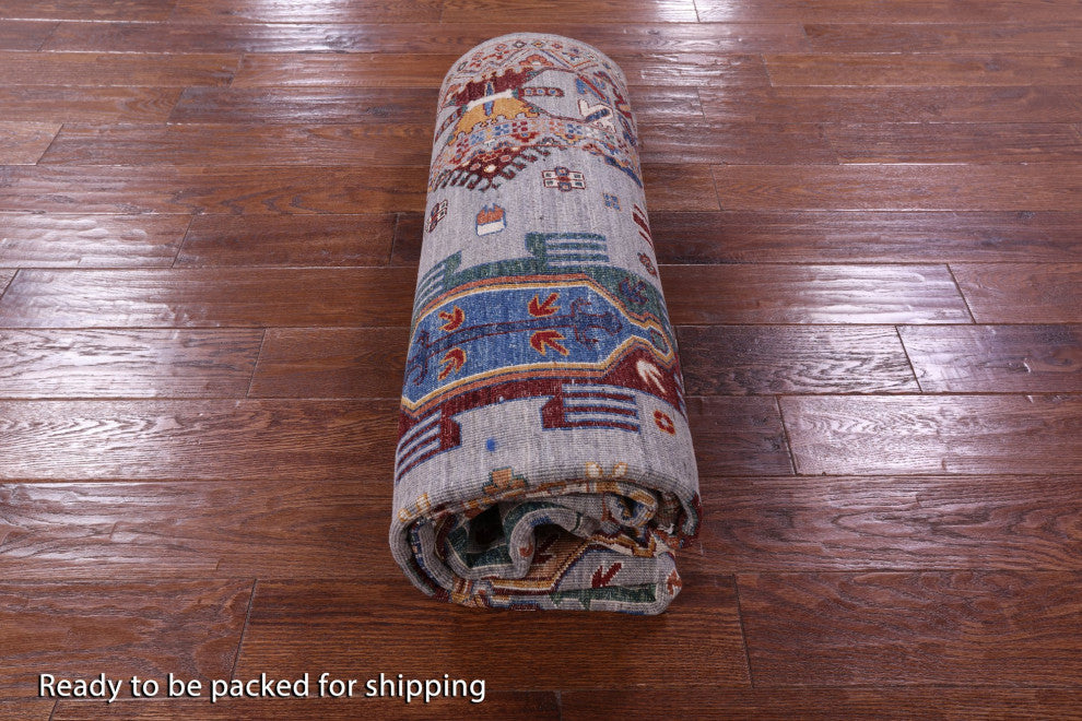 5' 10" X 7' 10" Fine Turkmen Ersari Handmade Rug Q11268