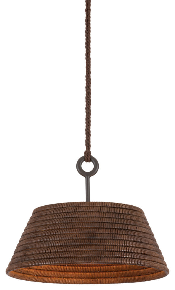 Troy Lighting Sequoia Pendant Textured Bronze, 23.75"Lx23.75"Wx18.25"H