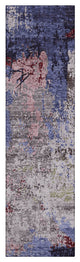 Machine Washable Indoor/Outdoor Chantille ACN1911 Plum 2'3" x 7'6" Runner Rug