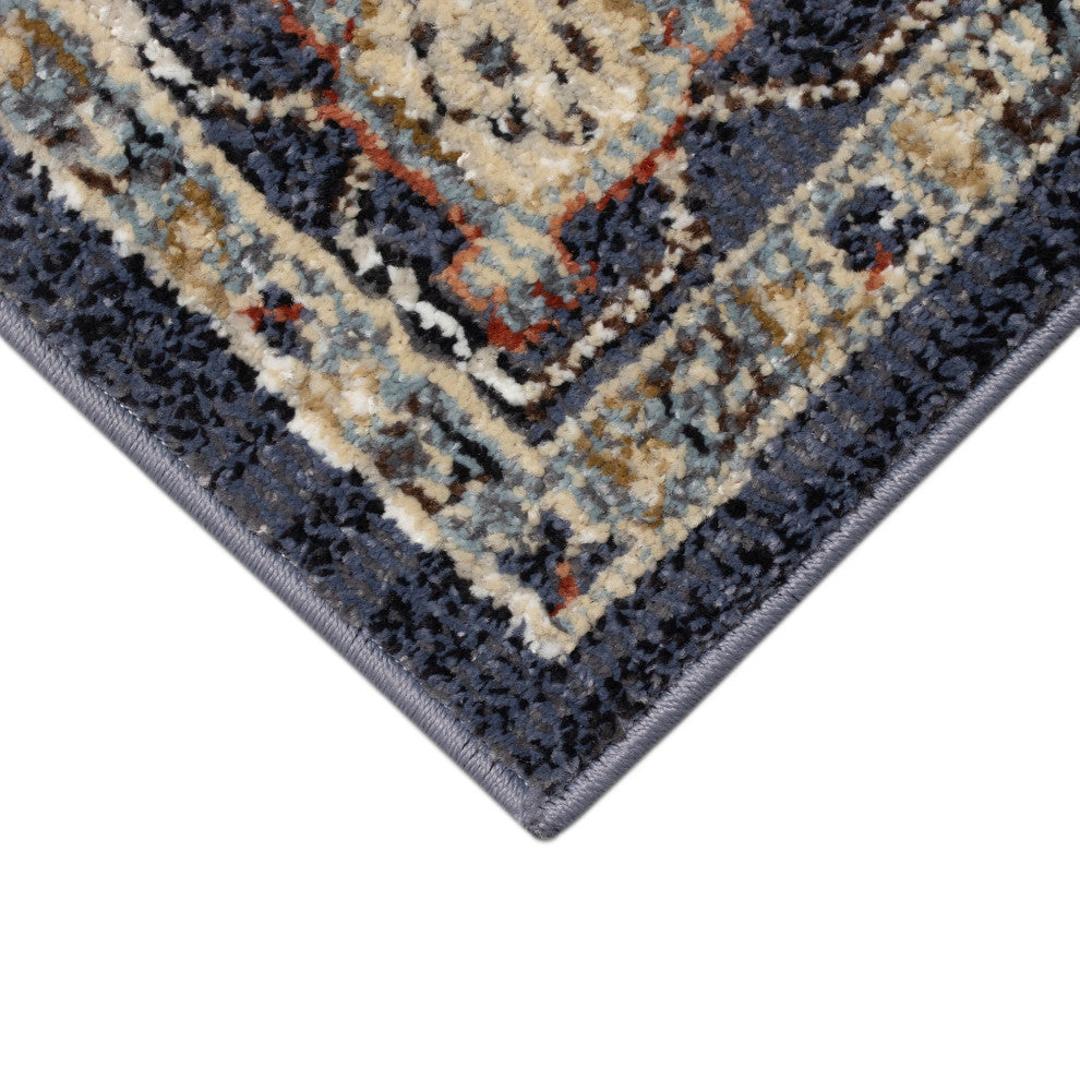 Ariana Heriz Indoor Rug Navy 6'6"x9'4"