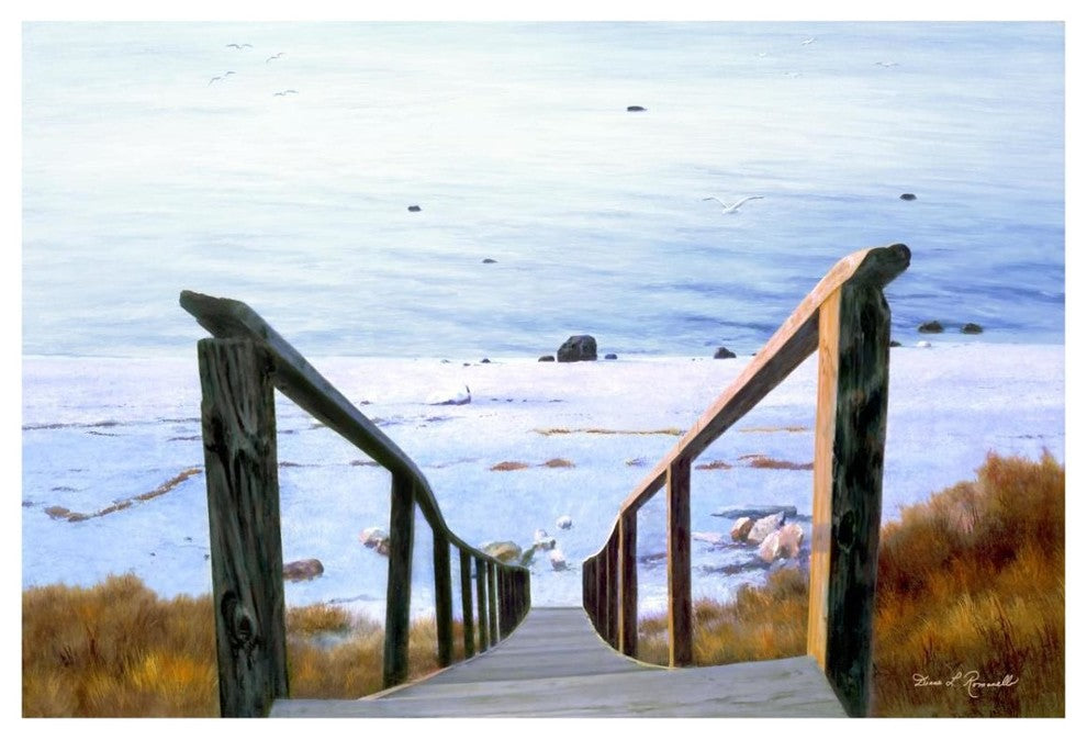 "Sound Beach" Digital Paper Print by Diane Romanello, 32"x22"