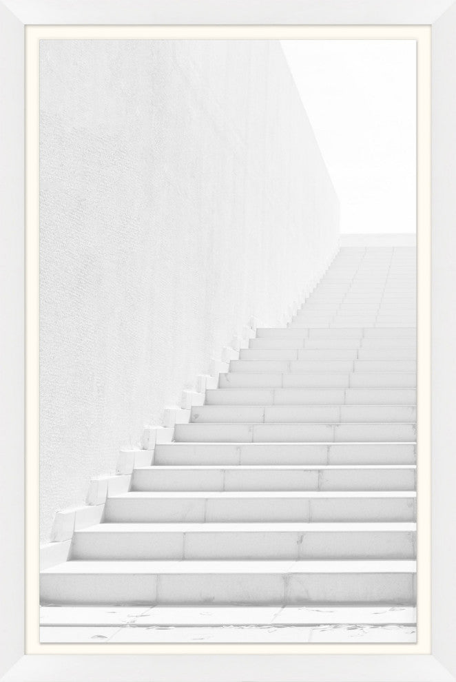White Washed Stairs 2 A, Giclee Reproduction Artwork