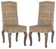 Milos 18''H Wicker Dining Chair, Sea8018A-Set2