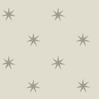 Wicker & Metallic Glint Star Splendor Peel & Stick Wallpaper