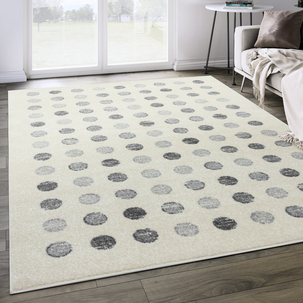 Abani Casa CAS130A Geometric Dot Area Rug