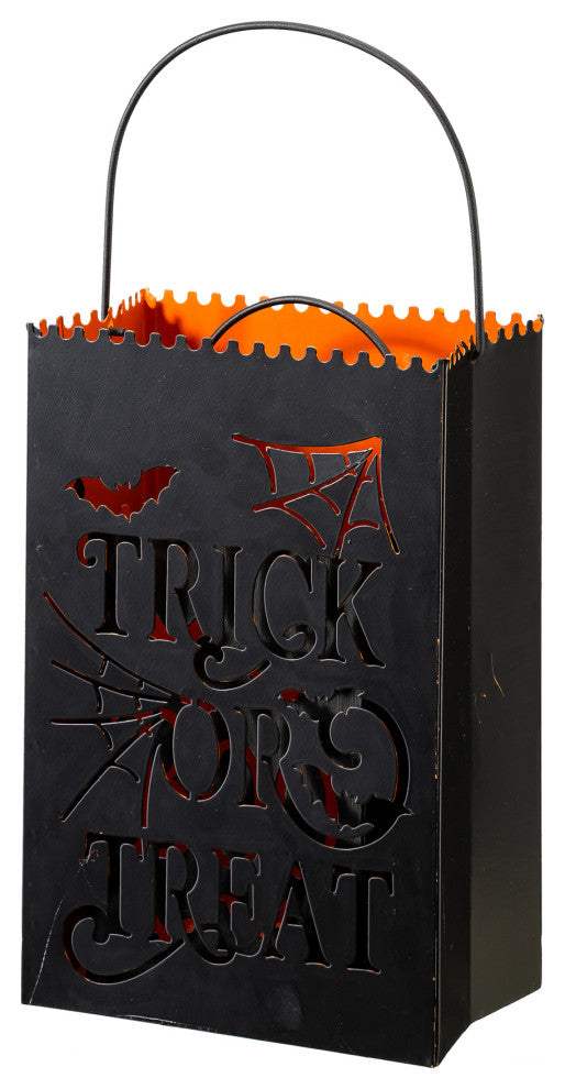 Halloween Metal Trick or Treat Bucket, Set of 2