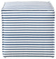 Reynolds French Seam Ottoman, Nautical Stripe Navy