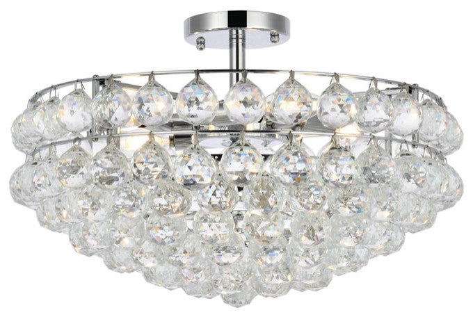 Seren 20" Flush Mount, Chrome